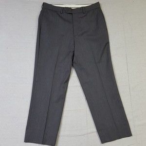 Brooks Brothers Madison Slacks Pants Mens Size 33 x 30 Gray Wool